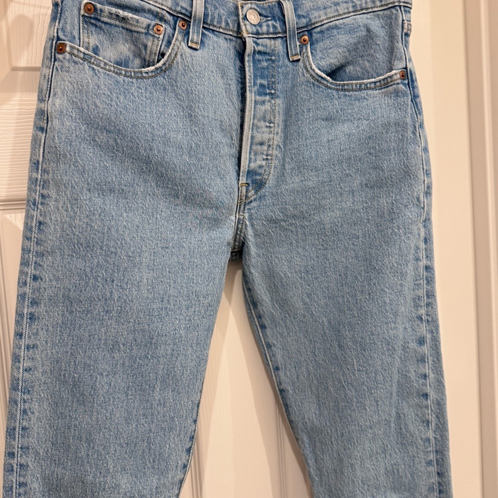 Levi's Light Blue Straight-Leg Jeans